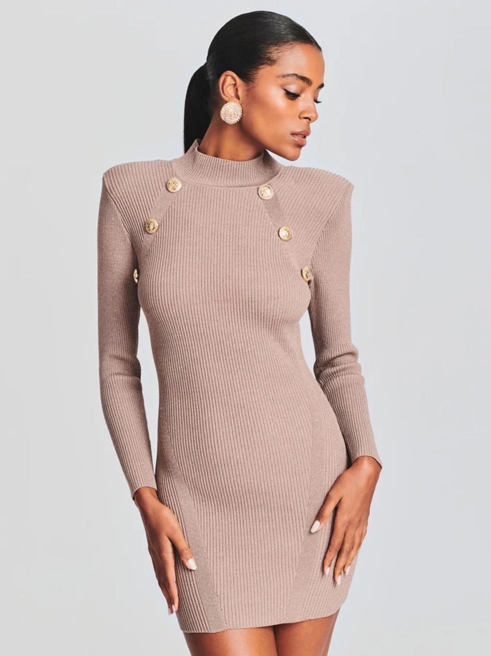 AISLINN METALLIC KNIT RETROFETE